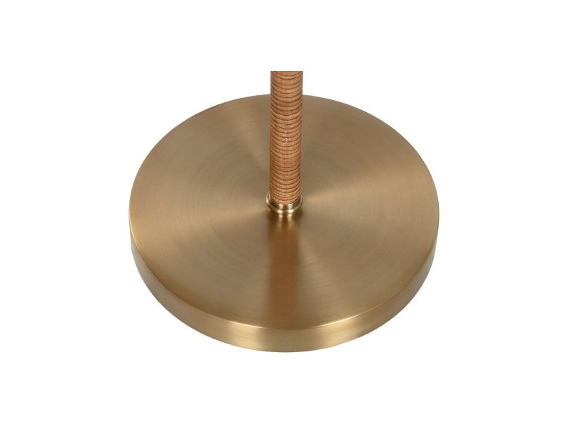 Лампион Home ESPRIT Бежов Златен Естествен 50 W 220 V 42 x 42 x 154 cm