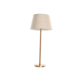 Настолна лампа Home ESPRIT Бежов Златен Естествен 50 W 220 V