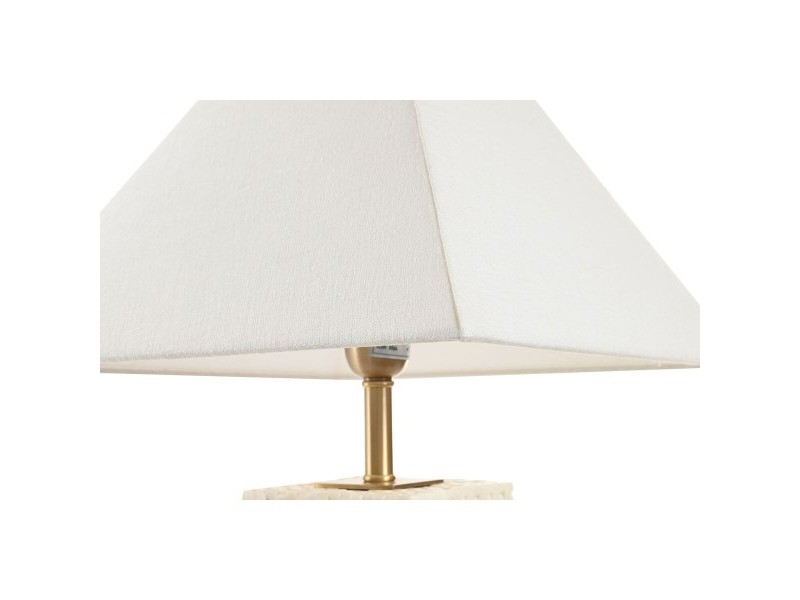 Настолна лампа Home ESPRIT Бял Бежов Златен 50 W 220 V