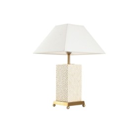Настолна лампа Home ESPRIT Бял Бежов Златен 50 W 220 V