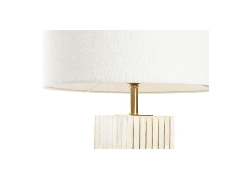 Настолна лампа Home ESPRIT Бежов Златен 50 W 220 V