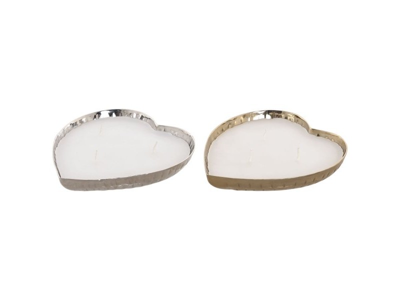 Ароматизирана Свещ Home ESPRIT Модерен Сърце 320 g (2 броя)