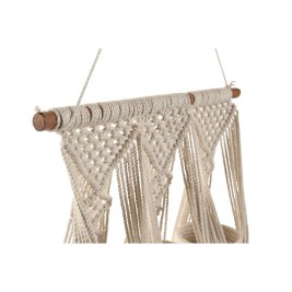 Саксия Home ESPRIT Памук Дървен Град 46 x 2 x 93 cm