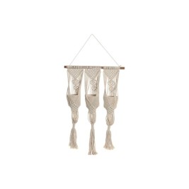 Саксия Home ESPRIT Памук Дървен Град 46 x 2 x 93 cm