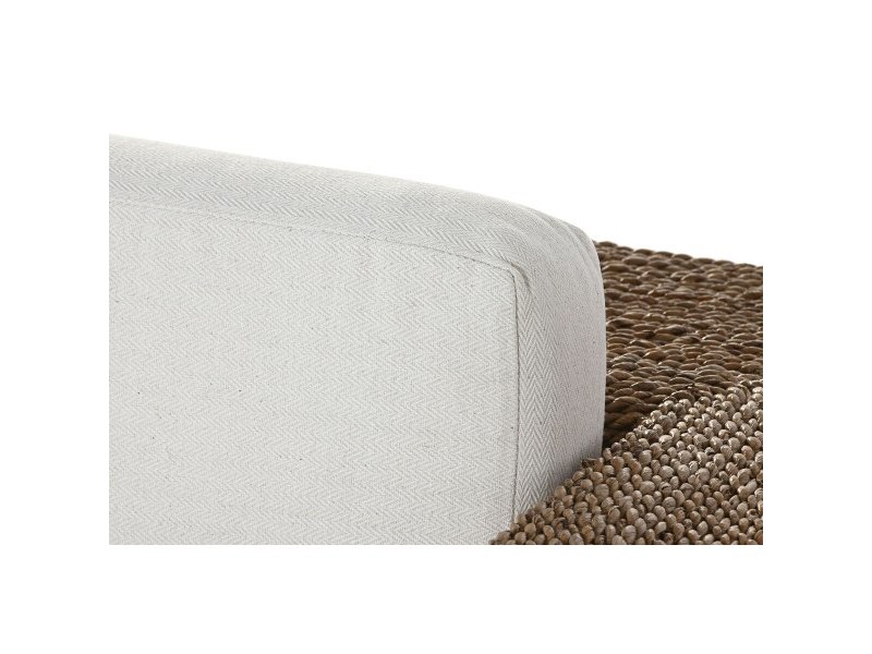 Градинско кресло Home ESPRIT Бял Естествен 117 x 92 x 65 cm