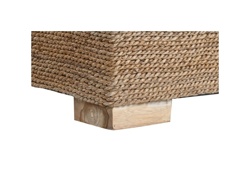 Градинско кресло Home ESPRIT Бял Естествен 117 x 92 x 65 cm