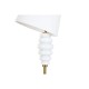 Лампион Home ESPRIT Бял Златен 220 V 43 x 43 x 170 cm