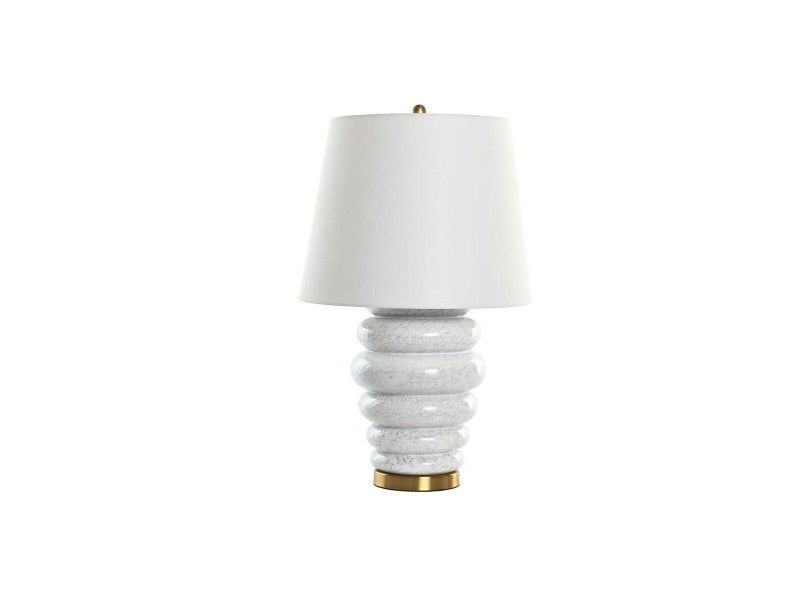 Настолна лампа Home ESPRIT Бял Златен 50 W 220 V