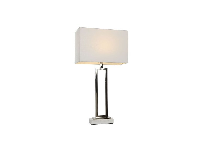 Настолна лампа Home ESPRIT Бял Сребрист 50 W 220 V