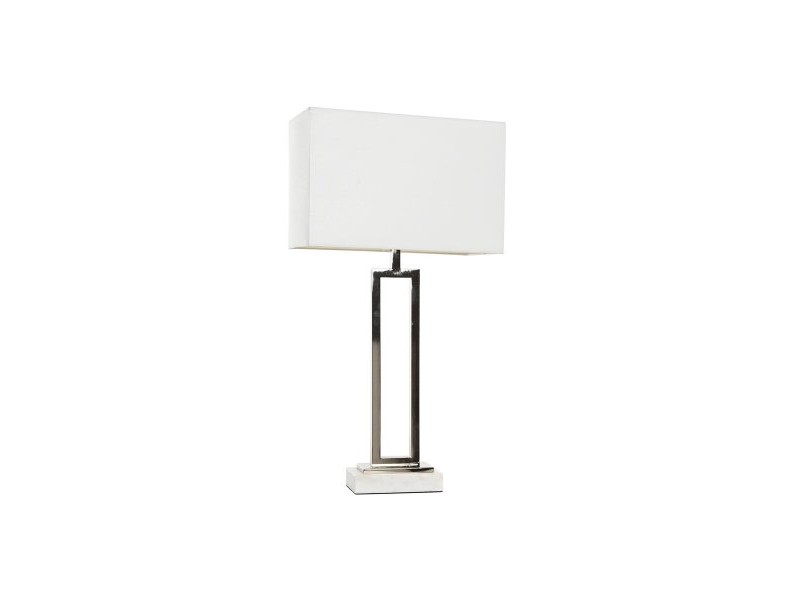 Настолна лампа Home ESPRIT Бял Сребрист 50 W 220 V