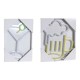 Ярка декорация Home ESPRIT Акрилен Град 21 X 1,5 X 30 CM (2 броя) Ярка декорация Home ESPRIT Акрилен Град 21 X 1,5 X 30 CM (2 броя)