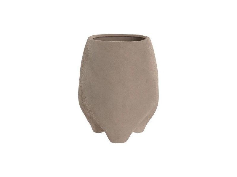 Саксия Home ESPRIT Светло кафяв Керамика Град 23 x 23 x 30 cm