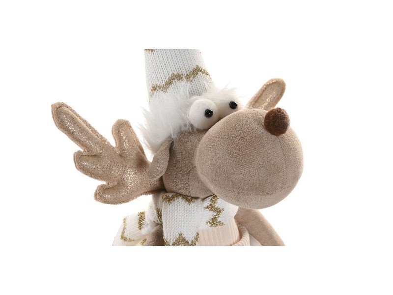 Коледна Украса Home ESPRIT Бял Царица 14 X 13 X 55 CM (2 броя)