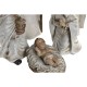 Рождествена Коледна Сцена Home ESPRIT Бял Смола 8 x 6 x 19 cm (8 Части)