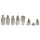 Рождествена Коледна Сцена Home ESPRIT Бял Смола 8 x 6 x 19 cm (8 Части)