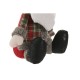 Коледна Украса Home ESPRIT Червен Зелен 23 X 16 X 51 CM (2 броя)