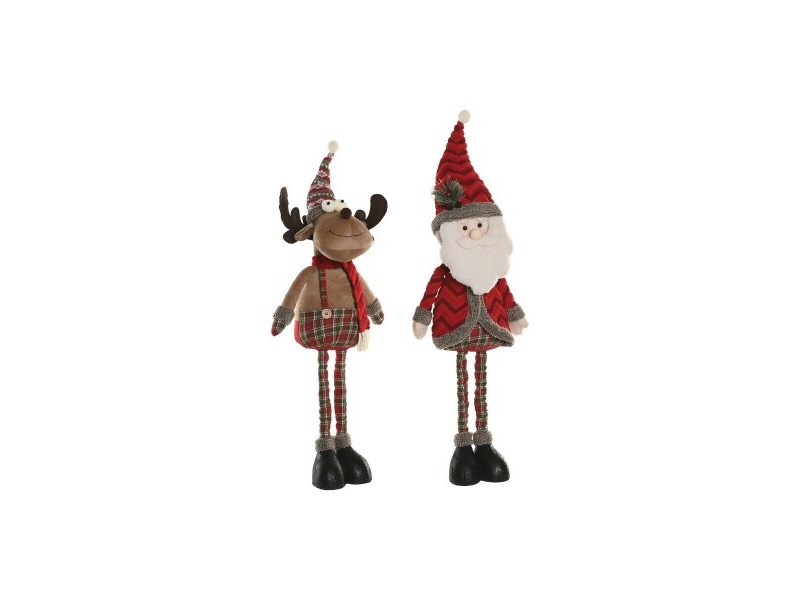 Коледна Украса Home ESPRIT Червен Зелен 30 X 21 X 54 CM (2 броя) Коледна Украса Home ESPRIT Червен Зелен 30 X 21 X 54 CM (2 броя)