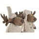Коледна Украса Home ESPRIT Бял Бежов 25 x 18 x 44 cm (2 броя)