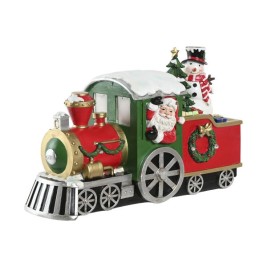 Коледна Украса Home ESPRIT Червен Зелен Влак