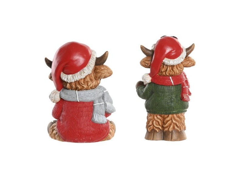 Коледна Украса Home ESPRIT Многоцветен 22,5 X 19 X 38 CM (2 броя)