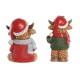 Коледна Украса Home ESPRIT Многоцветен 22,5 X 19 X 38 CM (2 броя)