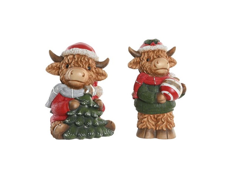 Коледна Украса Home ESPRIT Многоцветен 22,5 X 19 X 38 CM (2 броя)