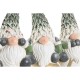 Коледна Украса Home ESPRIT Бял Зелен Златен Гном 23 X 21,5 X 55 CM (3 броя)