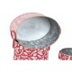 Комплект Коледни Декорации Home ESPRIT Червен Зелен Коледа 28,5 x 19,5 x 24 cm (3 Части) (2 броя)