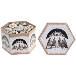 Коледни топки Home ESPRIT Многоцветен PVC (14 Части)