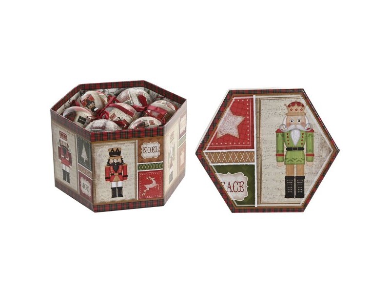 Коледни топки Home ESPRIT Многоцветен PVC (14 Части)