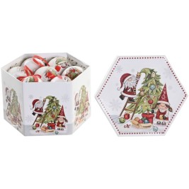 Коледни топки Home ESPRIT Многоцветен PVC (14 Части)