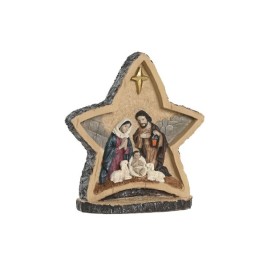 Рождествена Коледна Сцена Home ESPRIT Многоцветен Смола 15 X 5 X 16,5 CM