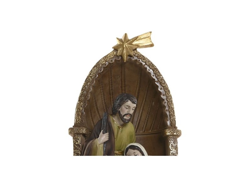 Рождествена Коледна Сцена Home ESPRIT Многоцветен Смола 11 x 10,5 x 22,5 cm