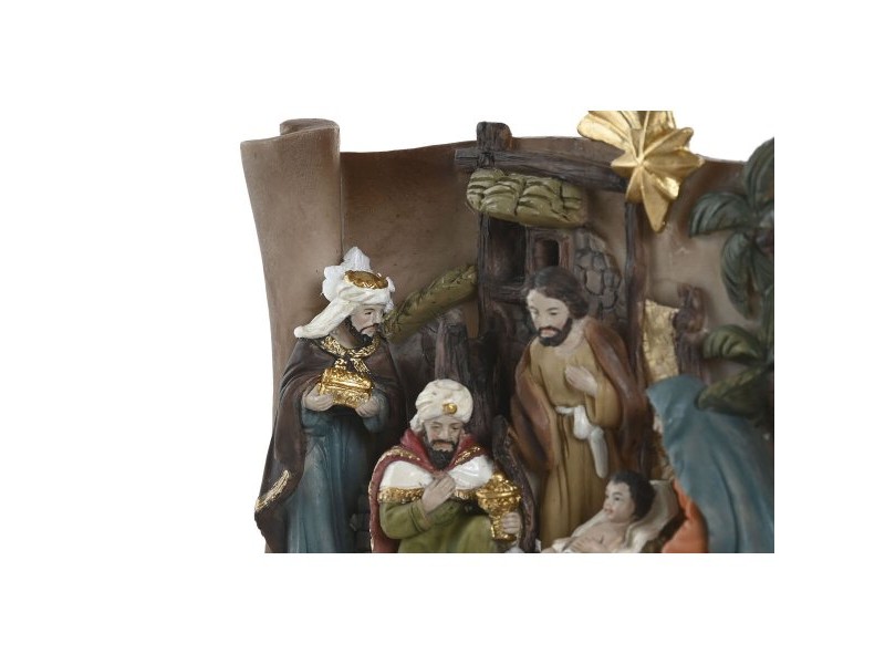 Рождествена Коледна Сцена Home ESPRIT Многоцветен Смола 21 X 8 X 12,5 CM Рождествена Коледна Сцена Home ESPRIT Многоцветен Смола 21 X 8 X 12,5 CM