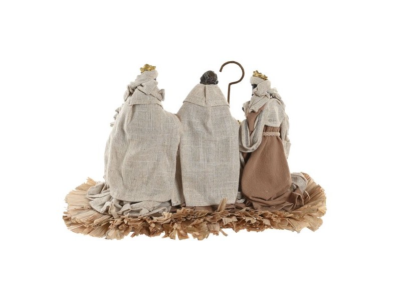 Рождествена Коледна Сцена Home ESPRIT Кафяв Бежов Смола 40 X 24 X 23,5 CM