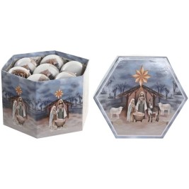 Коледни топки Home ESPRIT Многоцветен PVC (14 Части)
