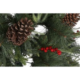 Коледно дърво Home ESPRIT Червен Зелен PVC 120 x 120 x 210 cm