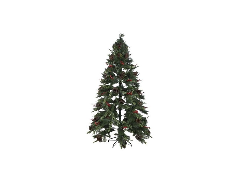 Коледно дърво Home ESPRIT Червен Зелен PVC 120 x 120 x 210 cm