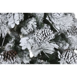 Коледно дърво Home ESPRIT Бял PVC Снежен 140 x 140 x 240 cm