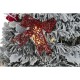 Коледно дърво Home ESPRIT Бял Червен PVC Снежен