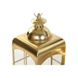 Latern Home ESPRIT Червен Златен Метал Кристал 21 x 21 x 63 cm (2 броя)