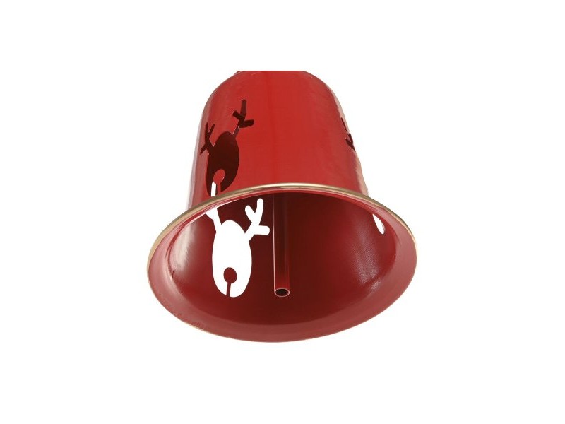 Коледна Украса Home ESPRIT Бял Червен Зелен Златен Метал 18,5 x 18,5 x 24 cm (4 броя)