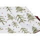Декоративна Кошница Home ESPRIT Бял Червен Зелен Бежов Дърво Коледа 30 x 30 x 8 cm