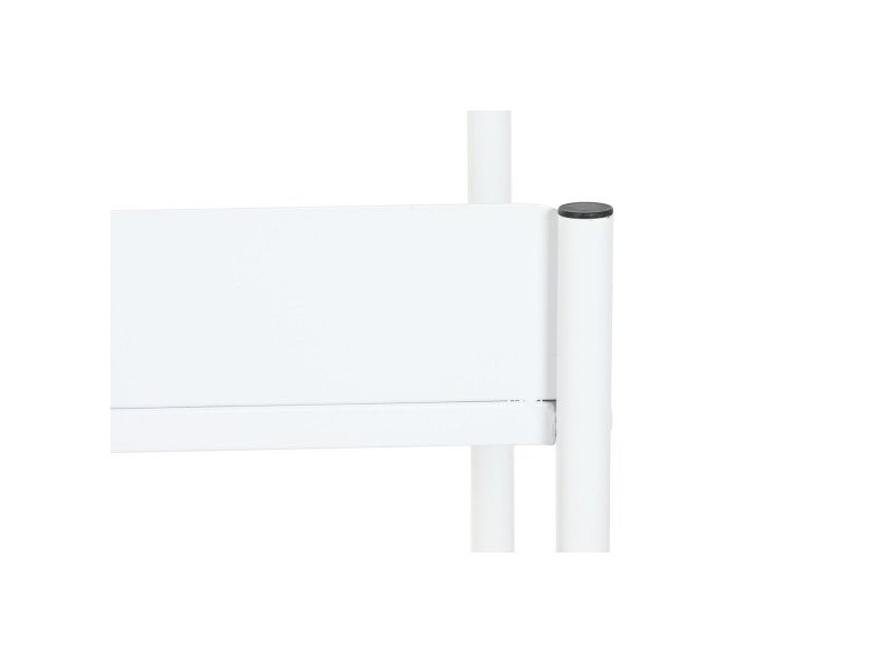 Лавица Home ESPRIT Бял Метал 120 x 30 x 76 cm