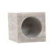 Поставка за четка за зъби Home ESPRIT Бял Кафяв Мрамор 7,5 x 7,5 x 10,5 cm