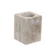 Поставка за четка за зъби Home ESPRIT Бял Кафяв Мрамор 7,5 x 7,5 x 10,5 cm