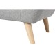 Фотьойл Home ESPRIT Сив Сметана Естествен Scandi 146 x 84 x 82 cm