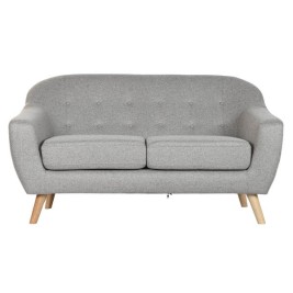 Фотьойл Home ESPRIT Сив Сметана Естествен Scandi 146 x 84 x 82 cm