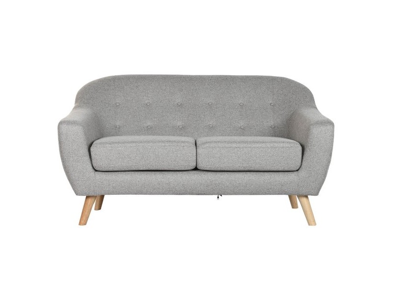 Фотьойл Home ESPRIT Сив Сметана Естествен Scandi 146 x 84 x 82 cm
