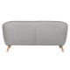 Фотьойл Home ESPRIT Сив Сметана Естествен Scandi 172 x 82 x 82 cm